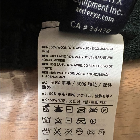 Arc’teryx Word Head Toque Beanie Dark Green - Picture 6 of 8